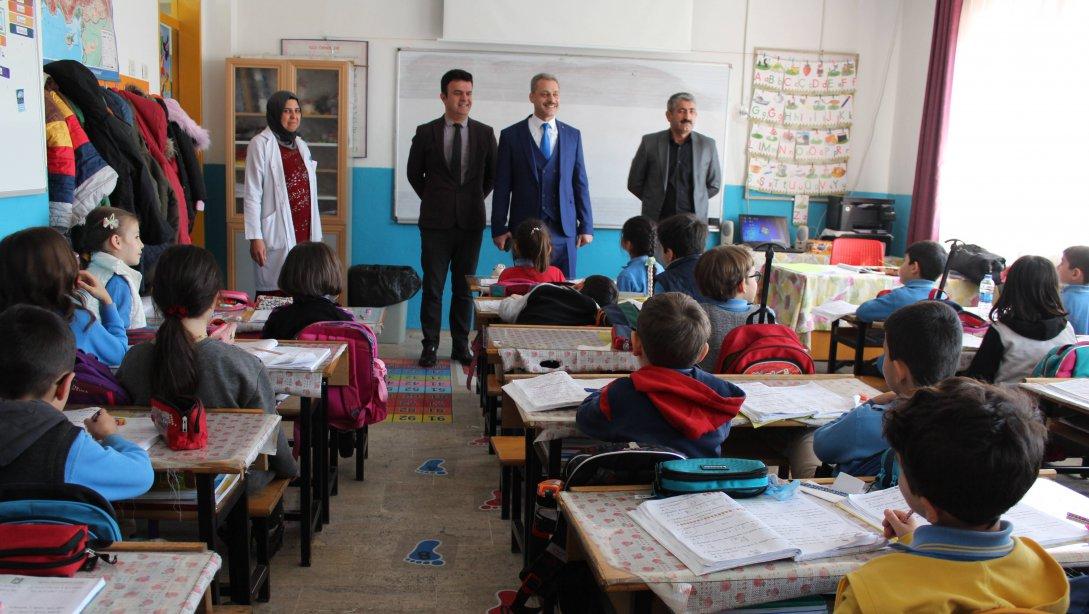 İlçe Milli Eğitim Müdürümüz Neşet YAZAR ,Fatih Sultan Mehmet İlkokulunu Ziyaret Etti
